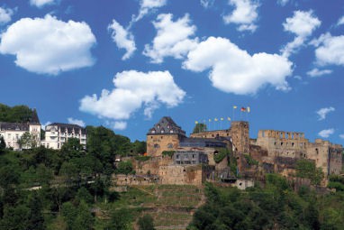 Romantik Hotel Schloss Rheinfels: Außenansicht