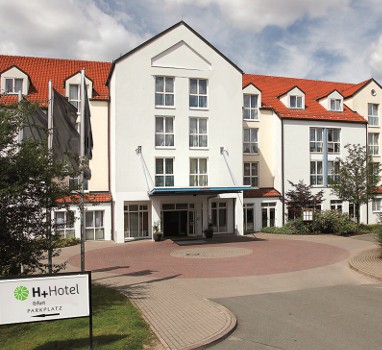 H+ Hotel Erfurt: Außenansicht