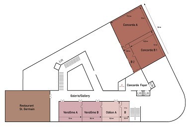 Sofitel Berlin Kurfürstendamm: Grundriss (Tagungsraum)