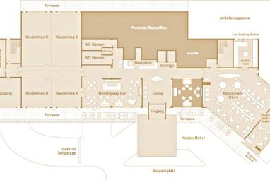 Hotel Vier Jahreszeiten Starnberg: Grundriss (Tagungsraum)