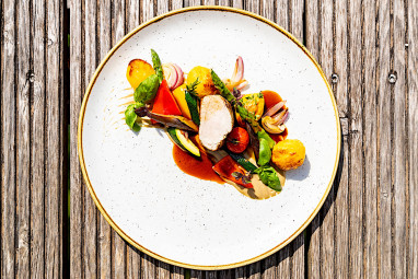 Seehotel Leoni: Restaurant