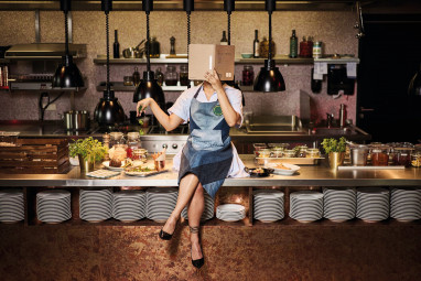 Urban Nature Hotel: Restaurant