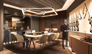 Radisson Blu Hotel at Porsche Design Tower Stuttgart: Tagungsraum