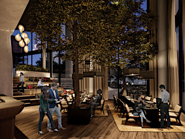 Radisson Blu Hotel at Porsche Design Tower Stuttgart: Restaurant