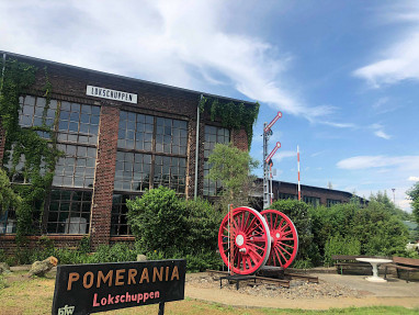 Lokschuppen Pasewalk: Außenansicht