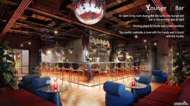 Me and All Hotel Berlin East Side, by Hyatt: Bar/Lounge